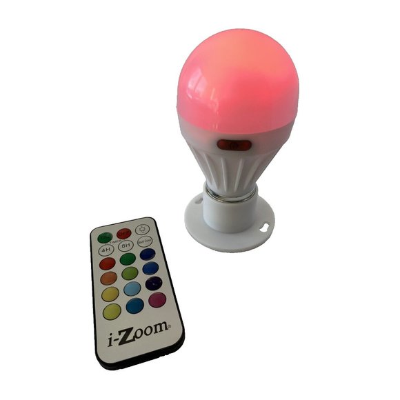 Colour Changing Light Bulb With Remote IZoom LED Light Hang And Grab - Picture 3 of 16